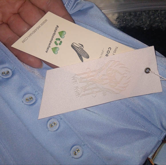 We are HAH by free people Knockout Top Perrywinkle XS 🆕 - Picture 9 of 9